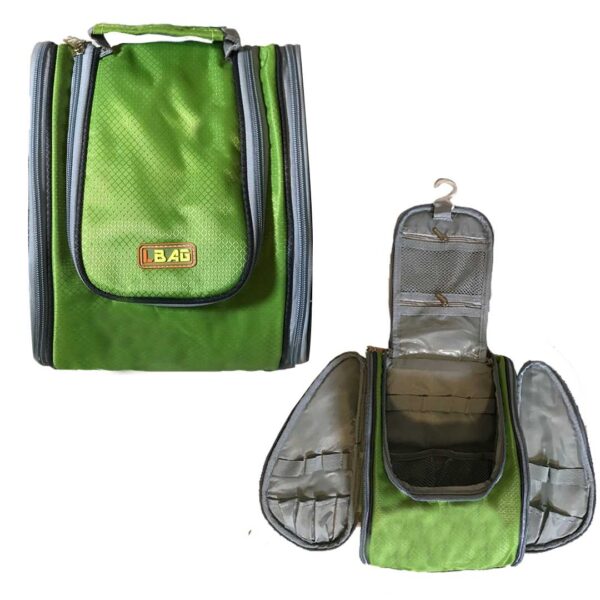 Large Hanging Folding Waterproof Travel Deluxe Toiletry Bag - multi (0750) - Image 2