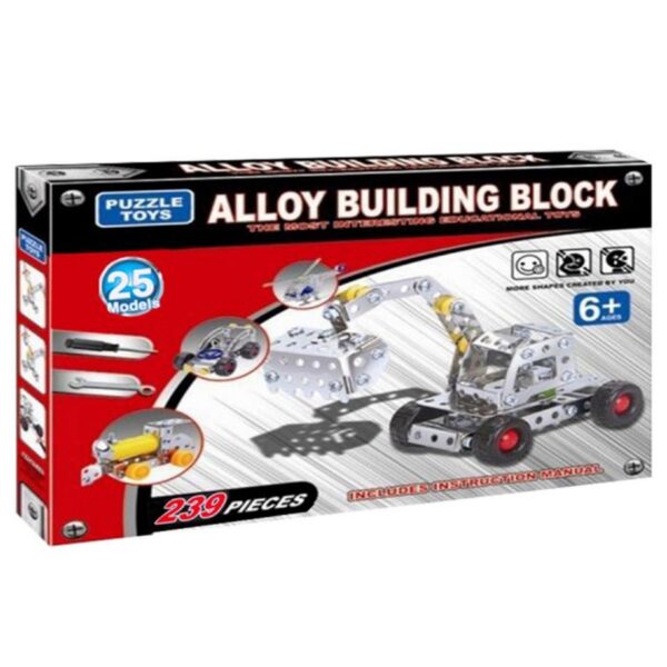 Metal Mechanics Building Tool Vehicles Set - Makes upto 25 Models