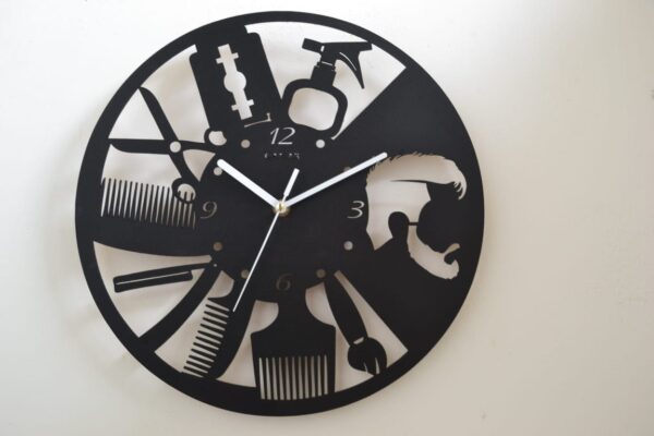 modern wooden wall clock